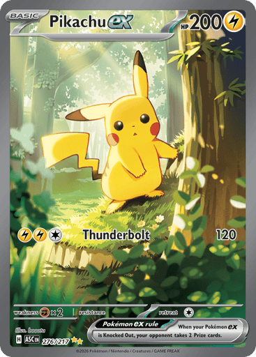 Pikachu ex – Special Illustration Rare – 276/217 – Ascended Heroes