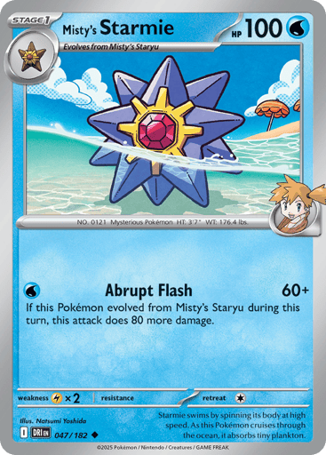 Misty’s Starmie – Uncommon – 047/182 – Destined Rivals