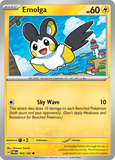 Emolga – Common – 069/167 – Twilight Masquerade