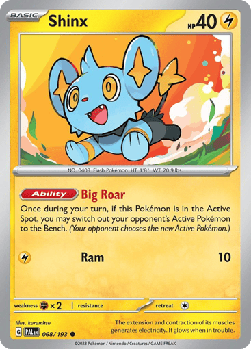 Shinx – Common – 068/193 – Paldea Evolved