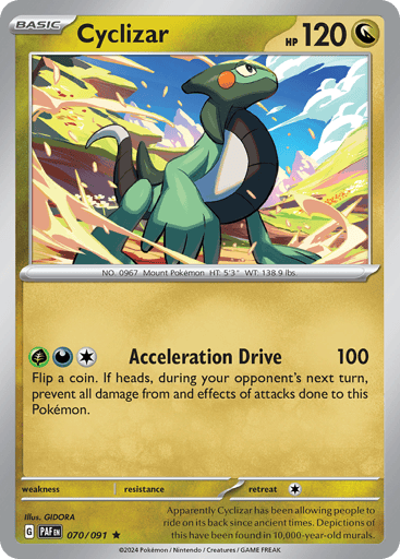 Cyclizar – Rare Holo – 070/091 – Paldean Fates