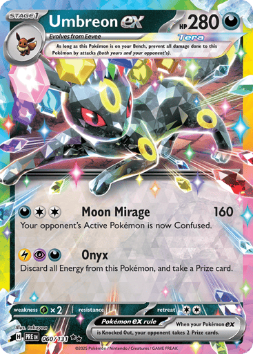 Umbreon ex – Double Rare – 060/131 – Prismatic Evolutions
