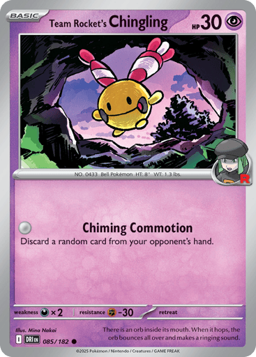 Team Rocket’s Chingling – Common – 085/182 – Destined Rivals
