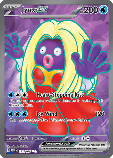 Jynx ex – Ultra Rare – 191/165 – S&V 151