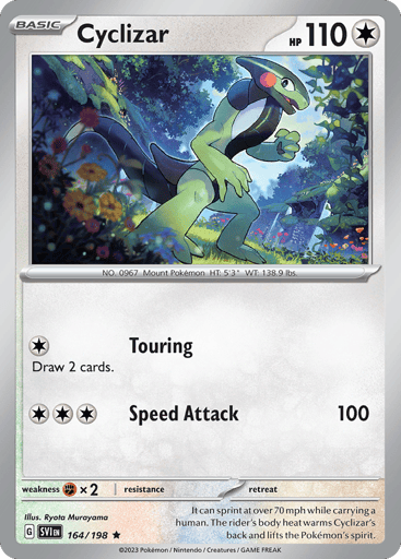 Cyclizar – Rare Reverse Holo – 164/198 – Scarlet & Violet