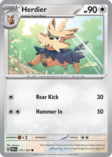 Herdier – Common – 171/197 – Obsidian Flames