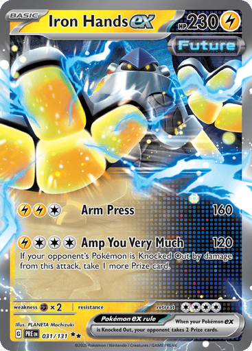 Iron Hands ex – Double Rare – 031/131 – Prismatic Evolutions