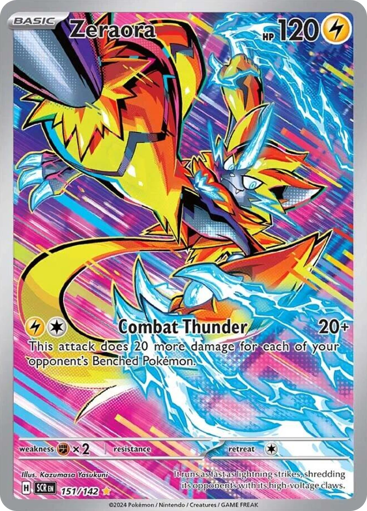 Zeraora – Illustration Rare – 151/142 – Stellar Crown
