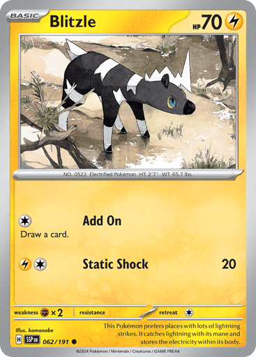Blitzle – Common – 062/191 – Surging Sparks