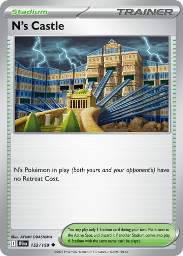 N’s Castle – Uncommon Reverse Holo – 152/159 – Journey Together