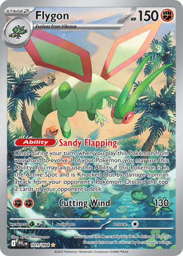 Flygon – Illustration Rare – 101/094 – Phantasmal Flames