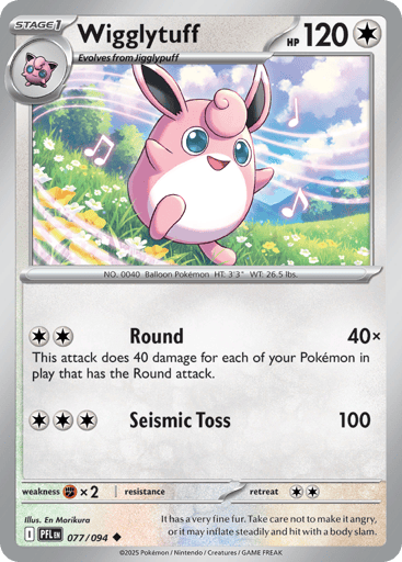 Wigglytuff – Uncommon Reverse Holo – 077/094 – Phantasmal Flames