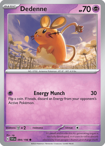 Dedenne – Common – 094/198 – Scarlet & Violet