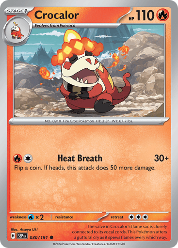 Crocalor – Common – 030/191 – Surging Sparks