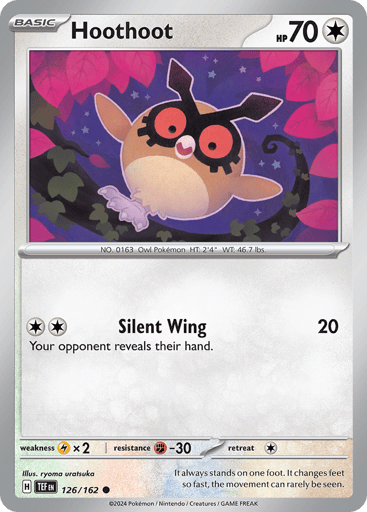 Hoothoot – Common – 126/162 – Temporal Forces