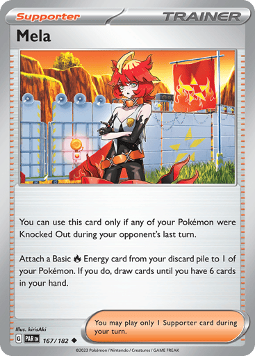 Mela – Uncommon Reverse Holo – 167/182 – Paradox Rift