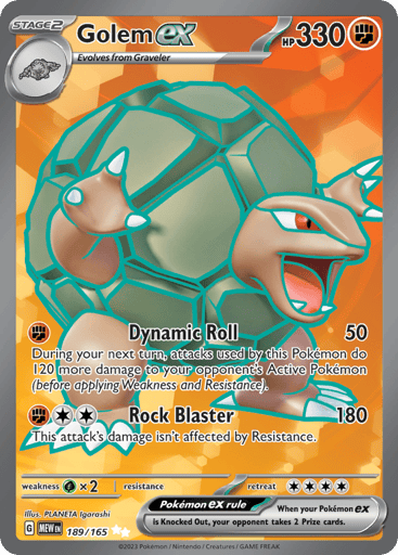 Golem ex – Ultra Rare – 189/165 – S&V 151