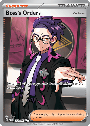 Boss’s Orders – Ultra Rare – 256/217 – Ascended Heroes