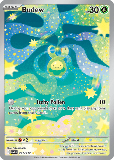 Budew – Illustration Rare – 221/217 – Ascended Heroes