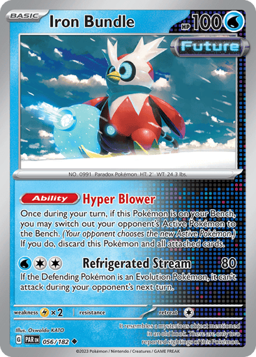Iron Bundle – Uncommon Reverse Holo – 056/182 – Paradox Rift