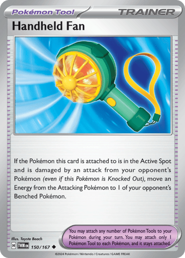 Handheld Fan – Uncommon Reverse Holo – 150/167 – Twilight Masquerade