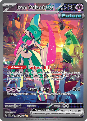Iron Valiant ex – Special Illustration Rare – 249/182 – Paradox Rift