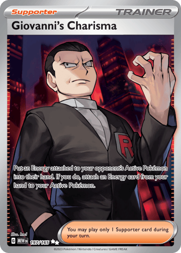 Giovanni’s Charisma – Ultra Rare – 197/165 – S&V 151
