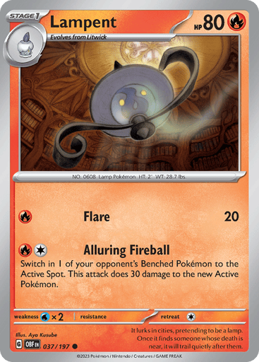 Lampent – Common – 037/197 – Obsidian Flames