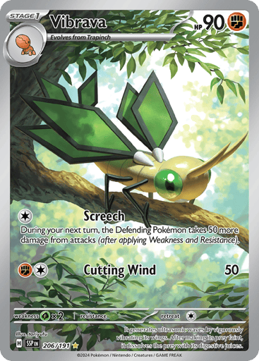 Vibrava – Illustration Rare – 206/191 – Surging Sparks