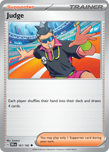 Judge – Uncommon Reverse Holo – 167/182 – Destined Rivals