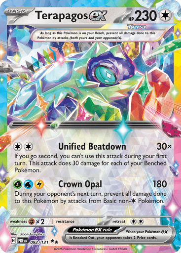 Terapagos ex – Double Rare – 092/131 – Prismatic Evolutions