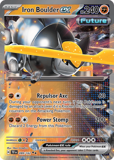 Iron Boulder ex – Double Rare – 099/162 – Temporal Forces