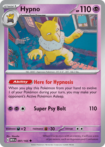 Hypno – Uncommon – 097/165 – S&V 151