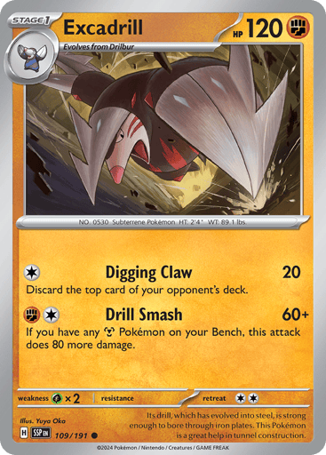 Excadrill – Common – 109/191 – Surging Sparks