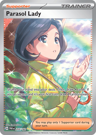 Parasol Lady – Special Illustration Rare – 255/182 – Paradox Rift