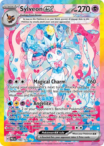 Sylveon ex – Special Illustration Rare – 156/131 – Prismatic Evolutions
