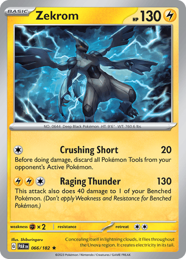 Zekrom – Rare Holo – 066/182 – Paradox Rift
