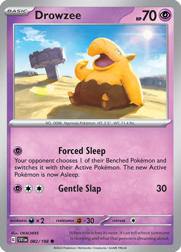 Drowzee – Common – 082/198 – Scarlet & Violet