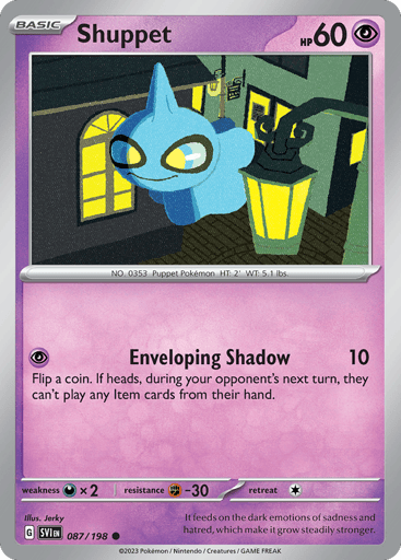 Shuppet – Common – 087/198 – Scarlet & Violet