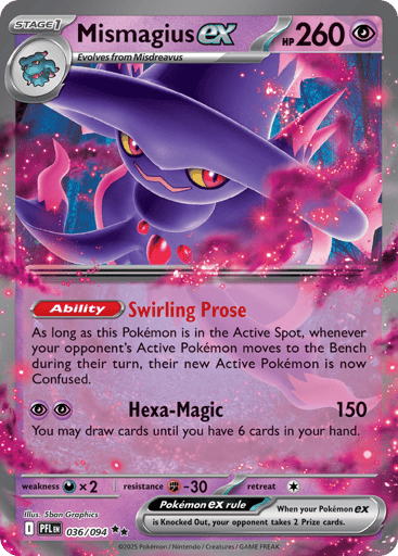 Mismagius ex – Double Rare – 036/094 – Phantasmal Flames