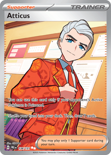 Atticus – Ultra Rare – 134/131 – Prismatic Evolutions