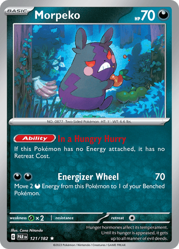 Morpeko – Rare Holo – 121/182 – Paradox Rift