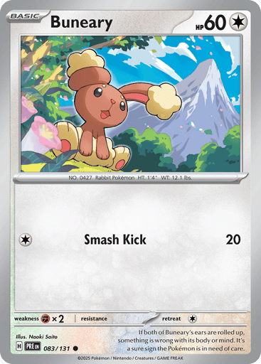 Buneary – Common – 083/131 – Prismatic Evolutions