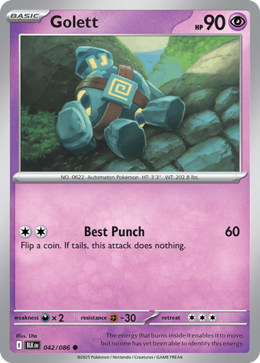 Golett – Common – 042/086 – Black Bolt