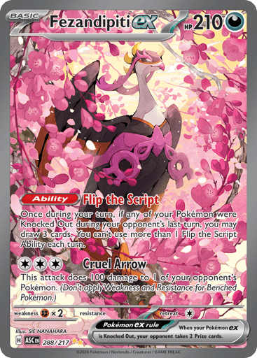 Fezandipiti ex – Special Illustration Rare – 288/217 – Ascended Heroes