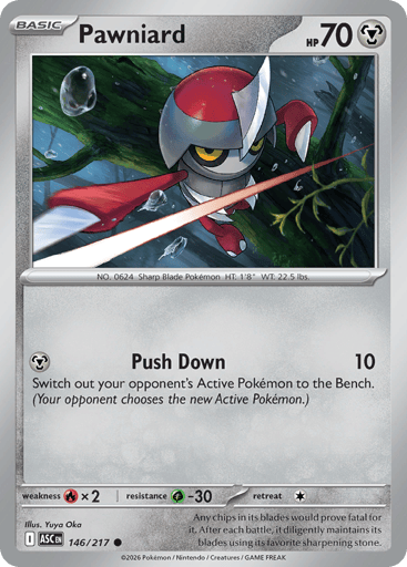 Pawniard – Common Reverse Holo – 146/217 – Ascended Heroes