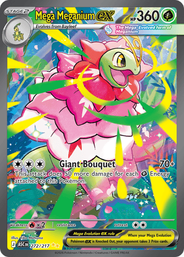 Mega Meganium ex – Special Illustration Rare – 272/217 – Ascended Heroes