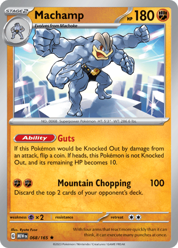 Machamp – Rare – 068/165 – S&V 151