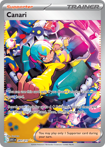 Canari – Special Illustration Rare – 291/217 – Ascended Heroes
