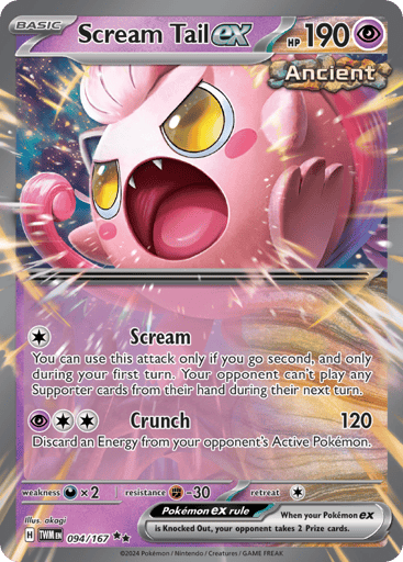 Scream Tail ex – Double Rare – 094/167 – Twilight Masquerade